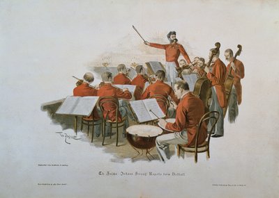 The Johann Strauss Orchestra at a Court Ball by Theodore Zasche